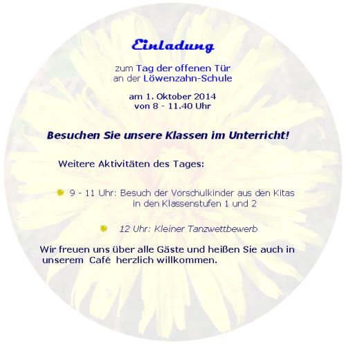 Tag der offenen Tür 2014