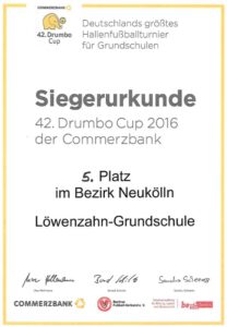 Siegerurkunde
