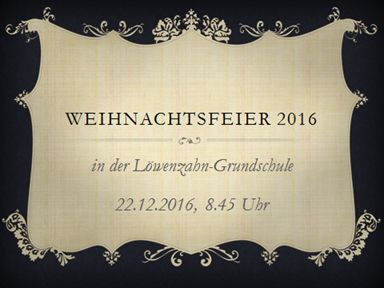 Weihnachtsfeier 2016
