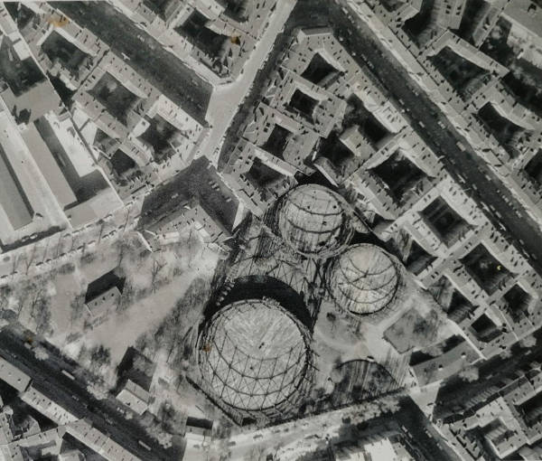 Luftaufnahme des Droryplatzes